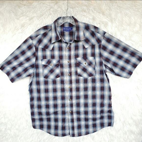Pendleton Other - Pendleton Mens Pearl Button Shirt L